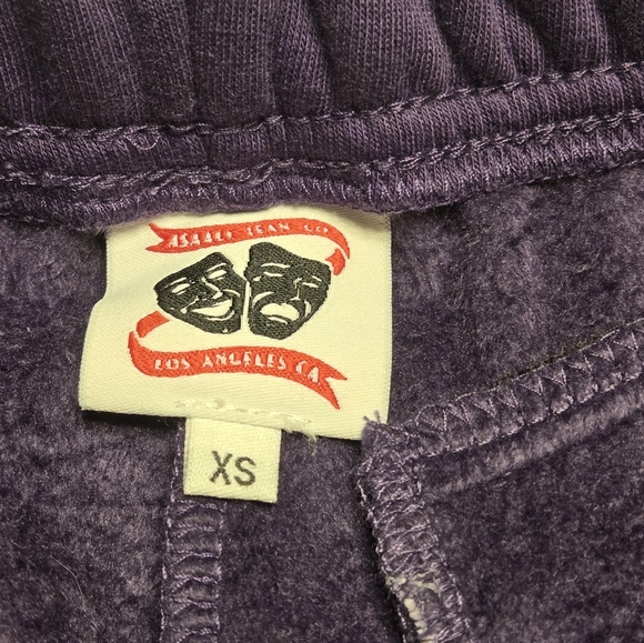 Asaali Sweatpants Color Purple/Black Size XS - Picture 9 of 9